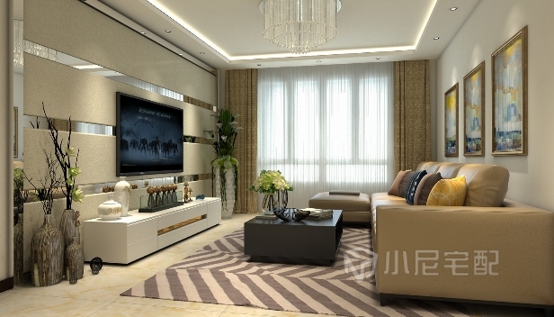 125㎡/三室兩廳兩衛/現代