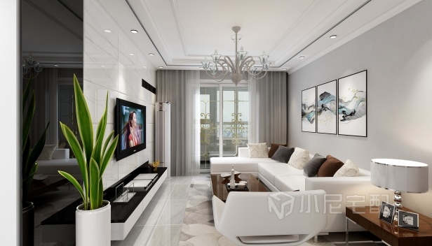 70㎡/兩室一廳一衛/混搭