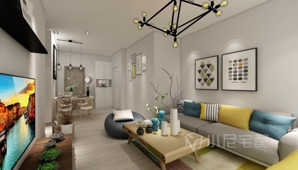 80㎡/兩室一廳一衛/現代