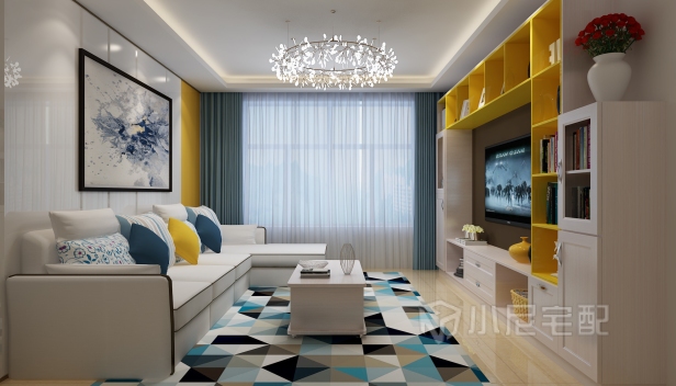 80㎡/兩室一廳一衛/現代